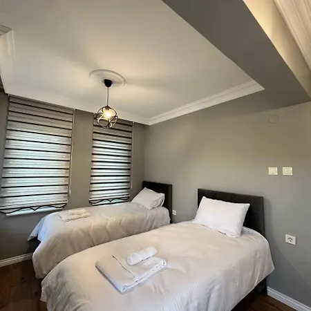 Yesil Panjurlu Bahceli Villa *