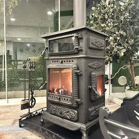 Yesil Panjurlu Bahceli Villa