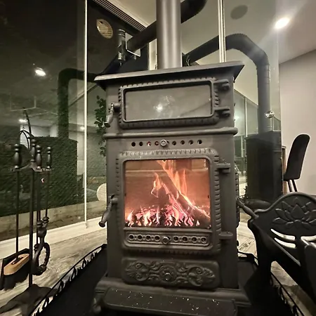 Yesil Panjurlu Bahceli Villa *